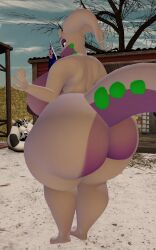 big_ass big_breasts breasts bubble_butt cleavage female ferialexonar game_freak goodra huge_ass huge_breasts hyper_ass nintendo nipples pokemon pokemon_(species) tagme thick_thighs wide_hips