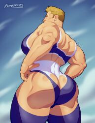 ass ass_focus bara big_ass big_butt blonde_hair bubble_ass bubble_butt butt captain_america captain_america_(marvel_rivals) dat_ass dat_butt fat_ass fat_butt freezeray04 gay huge_ass huge_butt large_ass large_butt male male_only marvel marvel_rivals muscular muscular_male round_ass round_butt showing_ass solo thick_ass thick_butt