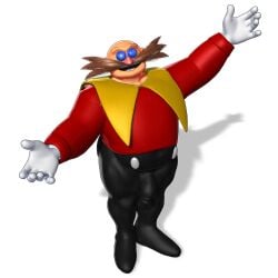 1boy 3d 3d_(artwork) bald bald_male black_pants bulge clothing dr._eggman eggman facial_hair fat fat_male full_body gloves human human_only light-skinned_male light_skin looking_at_viewer male male_only mammal mature_male mustache obese obese_male open_mouth overweight overweight_male pants part_1 penis_in_pants red_shirt sega shirt solo solo_focus solo_male sonic_(series) sonic_the_hedgehog_(series) transparent_background white_gloves