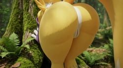 3d 3d_animation 3d_model ai_generated anthro ass ass_focus bandai_namco butt_focus digimon digimon_(species) digimon_tamers focus_on_ass forest furry furry_female grok huge_ass jiggling_ass mp4 pov presenting_ass renamon renamon_(digimon) showing_ass sound tagme tail thick_ass thick_thighs trees vagina video