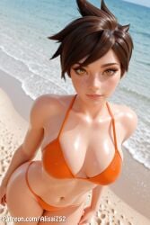 3d ai_generated alisai752 ass big_ass big_breasts big_butt female female_only fortnite fortnite:_battle_royale huge_ass huge_breasts huge_butt overwatch overwatch_2 tracer tracer_(overwatch_2_suit)