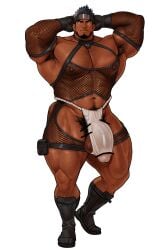 2026 abs armpits arms arms_up balls bara biceps big_balls big_muscles big_pecs big_penis bodybuilder censored chest_hair fundoshi hairy_male heavy_balls high_resolution highres huge_balls huge_cock huge_penis huge_testicles kuromine_hiraya legs male male_only mesh_clothing muscles muscular muscular_male muscular_thighs ninja nipples pecs penis pubic_hair scar solo solo_male tan_skin thick_thighs veiny_muscles yuatari