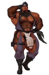 2026 abs arms balls bara biceps big_balls big_muscles big_pecs big_penis bodybuilder bulge censored chest_hair fundoshi hairy_male heavy_balls high_resolution highres huge_balls huge_bulge huge_cock huge_penis huge_testicles kuromine_hiraya legs male male_only mesh_clothing muscles muscular muscular_male muscular_thighs ninja nipples pecs penis pubic_hair scar solo solo_male tan_skin thick_thighs veiny_muscles yuatari