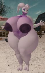 big_ass big_breasts breasts bubble_butt cleavage female ferialexonar game_freak goodra huge_ass huge_breasts hyper_ass nintendo nipples pokemon pokemon_(species) tagme thick_thighs wide_hips