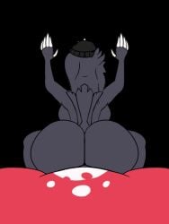 1boy 1girls 3:4 ac/dc anal anal_sex animated animated_gif ass beat_banger breasts doggy_style doggystyle female gif helluva_boss huge_ass huge_breasts male octavia_(helluva_boss) oliver_(space_wyvern) paizuri penis self_upload straight tagme