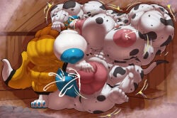 balls bobert bodybuilder cock dick furry hyper hyper_balls hyper_cock hyper_genitalia hyper_penis hyper_testicles male male_only muscles muscular muscular_arms muscular_male muscular_thighs penis sauna testicles veiny_penis