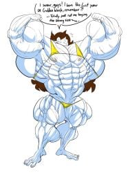 abs biceps bikini female guitartist03 jaiden jaiden_animations muscles muscular muscular_arms muscular_female muscular_legs muscular_thighs needs_breasts pecs