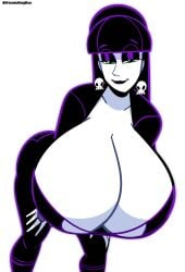 1girls 2026 2d 2d_(artwork) 2d_artwork artist_name ass atomickingboo bending bending_down bending_forward bending_over big_ass big_breasts black-haired_female black_eyeshadow black_hair black_hair_female black_lips black_lipstick breast_focus breasts breasts_bigger_than_head breasts_focus choker clothed clothed_female clothing digital_media_(artwork) ear_piercing ear_ring earring earrings eyeshadow female female_only fully_clothed fully_clothed_female huge_breasts light-skinned_female light_skin lindel_dollice_quilten lips lipstick oc original original_character pale-skinned_female pale_skin pants pierced_ear pierced_ears piercing piercings seducing seduction seductive seductive_body seductive_eyes seductive_gaze seductive_look seductive_mouth seductive_pose seductive_smile shirt skull skull_earrings solo the_besties_(atomickingboo) thick_thighs thighs