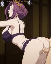 1girl 1girls adult adult_female ahe_gao ahegao ahegao_face ai_generated anime_style anus arched_back ass balls ballsack big_ass big_breasts boobs booty bouncing_breasts bra breasts bust busty busty_female busty_girl butt clothes cock creampie crown cum cum_drip cum_in_pussy cum_in_vagina cum_inside cumdrip curvy_female dick doggy_position doggy_style doggy_style_position doggy_style_sex doggystyle dripping dripping_cum earrings empress female frills girl hetero large_breasts lingerie long_hair machine_muse mature mature_body mature_female mirelia_q_melromarc open_mouth orgasm orgasm_face penis purple_eyes purple_hair pussy queen rolling_eyes royal royalty semen sex sex_from_behind sexy sexy_body solo_focus sperm standing standing_position standing_sex tate_no_yuusha_no_nariagari testicles thong tits tongue_out uncensored underwear vagina vaginal vaginal_insertion vaginal_penetration vaginal_sex watermark