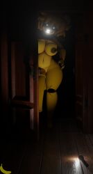 3d 3d_(artwork) artist_logo artist_name big_breasts big_thighs blender boobs chasing dark darkness door doorway fap_nights_at_frenni's five_nights_at_freddy's flashlight fredina's_nightclub furry furry_futa furry_only futa_focus futa_only futanari glowing_eyes light looking_at_viewer muffintop20 naked naked_futa reaching_towards_viewer scary self_upload smile smiling_at_viewer solo taller_futa type_0 type_0_(cryptiacurves) watermark wooden_door wooden_floor yandere yandere_eyes