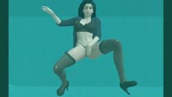1girls animation asphyxiation drowned drowning female original sexfightfun solo suffocation tagme underwater video