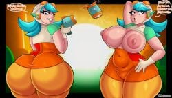 big_breasts english_text majusuco tagme wendy_(brawl_stars)