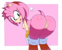 1girls accessory amy_rose anthro arched_back areola artist_name ass ass_focus bent_over big_ass big_butt bimbo black_nose blush boots bracelet breasts bubble_ass bubble_butt butt butt_focus clothing countershade_arms countershade_face countershade_torso countershading dat_ass dupli duplichance eulipotyphlan exposed_torso eyelashes female footwear genitals glistening glistening_body glistening_hair glistening_skin gloves green_eyes hair hair_accessory hairband hairless_pussy handwear happy heart hedgehog hi_res humanoid jewelry looking_back mammal medium_breasts mostly_nude multicolored_body multicolored_skin nipples nude nude_female open_mouth open_smile pink_background pink_body pink_hair pink_skin pussy rear_view red_hairband sega short_hair short_tail side_boob side_view simple_background smile solo sonic_(series) standing tail tan_body tan_countershading tan_skin thick_ass thick_thighs two_tone_body two_tone_skin uncensored video_games white_background white_clothing white_gloves white_handwear