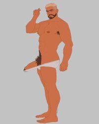 1boy armpit_hair_peek bushy_pubes caky_cream cock dead_by_daylight dick erection erection_pushing_underwear flat_colors foreskin gabriel_soma hard_on male male_focus male_only penis pubic_hair solo solo_focus solo_male standing uncircumcised uncircumcised_male uncircumcised_penis uncut uncut_penis underwear underwear_only underwear_pull