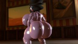 1girls 3d 3d_(artwork) completely_naked completely_naked_female completely_nude completely_nude_female female gothitelle ironhawk nintendo nude nude_female pokemon pokemon_(species) tagme video