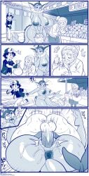 anthro anthro_penetrated anthrofied ash_ketchum breasts kogeikun pokemon pokemon_(species) tagme vaporeon