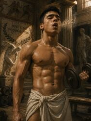 ai_generated burp greece gym sexy