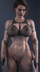 1girls 3d abs ass bare_midriff bare_stomach big_ass big_breasts big_butt big_nipples breasts brown_hair bubble_butt busty capcom caucasian caucasian_female cga3d clothed clothed_female curvaceous curvy curvy_female curvy_figure erect_nipples erotichris female female_only fit fit_female hip_lines hips hourglass_figure huge_breasts jill_valentine jill_valentine_(sasha_zotova) large_breasts looking_at_viewer lowleg lowleg_panties necklace nipples patreon_username resident_evil resident_evil_3 resident_evil_3_remake short_hair solo solo_female sweat sweating tan-skinned_female tan_skin thick_ass thick_stomach thick_thighs thighs toned toned_female toned_stomach twitter_username underboob voluptuous voluptuous_female wide_hips