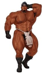 2026 abs arms balls bara biceps big_balls big_muscles big_pecs big_penis bodybuilder censored chest_hair fundoshi hairy_male heavy_balls high_resolution highres huge_balls huge_cock huge_penis huge_testicles kuromine_hiraya legs male male_only muscles muscular muscular_male muscular_thighs ninja nipples pecs penis pubic_hair scar solo solo_male tan_skin thick_thighs veiny_muscles yuatari