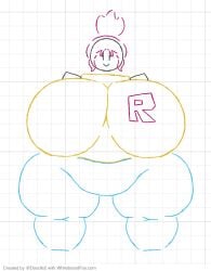 1girls jane_doe_(roblox) roblox robloxian sketch tagme tagme_(artist)