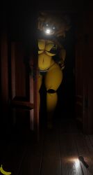 3d 3d_(artwork) artist_logo artist_name big_breasts big_thighs bikini bikini_bottom bikini_top blender boobs chasing clothed clothed_female dark darkness door doorway fap_nights_at_frenni's female female_focus female_only five_nights_at_freddy's flashlight fredina's_nightclub furry furry_female furry_only glowing_eyes light looking_at_viewer muffintop20 reaching_towards_viewer scary self_upload smile smiling_at_viewer solo taller_female two-piece_swimsuit type_0 type_0_(cryptiacurves) watermark wooden_door wooden_floor yandere yandere_eyes