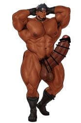 2026 abs arms balls bara biceps big_balls big_muscles big_pecs big_penis blush bodybuilder boner censored chest_hair erection hairy_male heavy_balls high_resolution highres huge_balls huge_cock huge_penis huge_testicles kuromine_hiraya legs male male_only mesh_clothing muscles muscular muscular_male muscular_thighs ninja nipples pecs penis pubic_hair scar solo solo_male tan_skin thick_thighs veiny_muscles yuatari