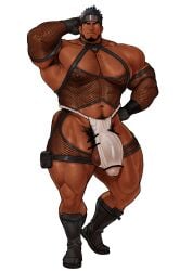 2026 abs arms balls bara biceps big_balls big_muscles big_pecs big_penis bodybuilder bulge censored chest_hair fundoshi hairy_male heavy_balls high_resolution highres huge_balls huge_bulge huge_cock huge_penis huge_testicles kuromine_hiraya legs male male_only mesh_clothing muscles muscular muscular_male muscular_thighs ninja nipples pecs penis pubic_hair scar solo solo_male tan_skin thick_thighs veiny_muscles yuatari