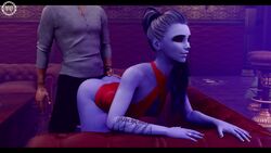 3d anal anal_penetration anal_sex animated blizzard_entertainment blue_skin cleavage from_behind from_behind_position long_hair no_sound overwatch penetration penis skimpy skimpy_clothes skimpy_dress tagme th3celtic theceltic tied_hair video widowmaker