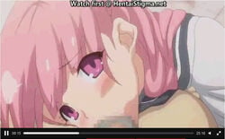 ahe_gao animated anus ass blowjob braided_hair censored cum_in_mouth cum_in_throat cute deepthroat eye_contact fellatio female forced_deepthroat fringe genitals gyakuten_majo_saiban:_chijo_na_majo_ni_sabakarechau head_grab head_tilt long_hair male mosaic_censoring no_panties no_sound oral oral_penetration oral_sex penis penis_in_mouth pink_eyes pink_hair purple_eyes pussy saliva saliva_trail school_uniform serafuku swallowing_cum tagme teenager throat throat_bulge tongue tongue_out tongue_out_blowjob video yuki_himeno