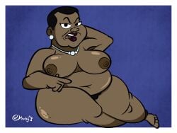 1girls 2024 amanda_waller areola areolae bbw belly big_areola big_areolae big_breasts big_nipples black_eyebrows black_eyes black_hair black_pubes black_pubic_hair blue_background border breasts brown_areola brown_areolae brown_body brown_nipples brown_skin cellulite curved_eyebrows dark-skinned_female dark_skin dc dc_comics dcau deep_navel digital_drawing_(artwork) digital_media_(artwork) ear_piercing ear_ring earrings eyebrows eyelashes fat feet female female_only fingers front_view frown hair hand_behind_head jewelry justice_league kirbyjack lips lipstick looking_at_viewer makeup mature mature_female mature_woman milf naked naked_female navel necklace necklace_only nipples nude nude_female open_mouth overweight overweight_female pearl_(gem) pearl_necklace pinup pose pubes pubic_hair puffy_areola puffy_areolae puffy_nipples purple_lipstick short_hair signature simple_background sitting solo solo_female teeth thick_lips thick_thighs toes tongue white_border