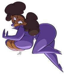 bodysuit cartoon_network curly_hair dark_skin dexter's_laboratory huge_ass huge_breasts lipstick mee_mee slb thick_thighs