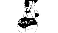 alpha_channel big_ass bikini booty_shorts diary_of_a_wimpy_kid fat_ass for_sticker_use milf mommy png sticker_template susan_heffley transparent_background transparent_png