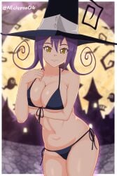 adult_swim blair_(soul_eater) breasts eclypse female purple_hair soul_eater tagme toonami white_skin witch yellow_eyes