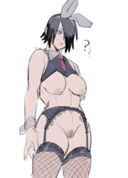 1girls areolae big_breasts black_eyes black_hair boruto:_naruto_next_generations breasts brown_nipples bunny_ears bunny_girl busty clothed clothing collar cuffs dodo_(artist) erect_nipples female female_only fishnet_stockings fishnets gender_transformation genderswap genderswap_(mtf) hair_over_one_eye headband inverted_nipples large_breasts legwear lingerie mature mature_female medium_breasts milf naruto naruto_(series) naruto_shippuden nipples no_bra no_panties pose posing pubes pubic_hair puffy_areola puffy_nipples pussy revealing_clothes rule_63 sagging_breasts sasuke_uchiha sasuko short_hair solo standing stockings tagme thighhighs tie vagina white_background wrist_cuffs