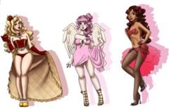 apple_white briar_beauty c.a._cupid ever_after_high female high_heels jawselyne monster_high tagme