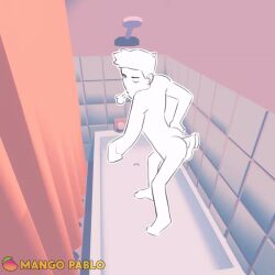 2d_(artwork) 2d_artwork 3d_background animated_gif bathroom bathroom_wall bathtub bouncing bouncing_penis dildo dildo_in_ass dildo_insertion dildo_on_wall dildo_penetration dildo_riding gay gay_male gif hand_on_ass hand_on_butt inserting male male_focus male_only mango_pablo monochrome monochrome_characters penetrable_sex_toy penetrated_male penetrated_while_standing shower shower_(place) shower_room solo solo_focus solo_male standing standing_position toy toying_self toys