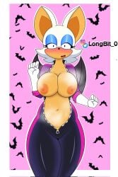 bodysuit breasts_out longbit_0 rouge_the_bat rouge_the_bat_(prime) sonic_(series) sonic_prime sonic_the_hedgehog_(series) tagme