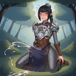 shadowheart from baldur's gate by flordulce