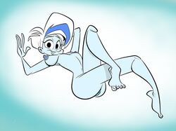 1girls female ghost ghost_girl hanna-barbera nipples nude phantasma_phantom sagging_breasts scooby-doo scooby-doo_and_the_ghoul_school solo themrock