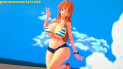 nami (one piece) from one piece by takeo92