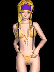 3d final_fantasy final_fantasy_x final_fantasy_x-2 rikku