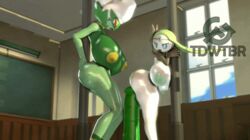 3d animated anthro meloetta pokémon_(species) pokemon rgtdwtbr roserade