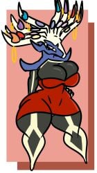 big_breasts breasts cleavage female furry huge_breasts kingretrokirby tagme thick_thighs wide_hips