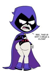 big_ass dc dc_comics looking_back rachel_roth raven_(dc) scobionicle99 tagme teen_titans teen_titans_go thick_thighs