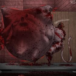 alien_(franchise) bbw big_breasts breasts cleavage female furry gore huge_breasts hyper_belly overweight pregnant ribbons_(bradythewwefan) tagme thick_thighs veiny_belly vo00ov wide_hips