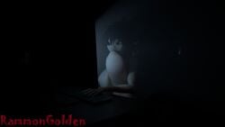 big_boobs big_breasts gaming gaming_chair gorillaz noodle_(gorillaz) sucking sucking_breasts sucking_nipples