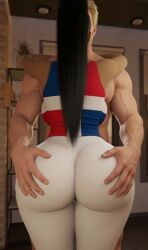 3d ai_generated ass back back_view big_ass big_breasts bimbo black_hair blowout booty brown_eyes butt cyberpunk_2077 dark-skinned_female dark_hair dark_skin dominican dominican_flag eyes facing_away flag gigantic_ass hands_on_ass high_quality interracial latina leggings light-skinned_male light_skin long_hair mature_female older_female panam_palmer sfm slutty_female straight_hair tank_top thick_thighs thigh_gap thighs white_leggings