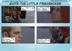bare_bottom enf firecracker_(the_boys) homelander otk over_the_knee_spanking spanking superhero_costume superheroine the_boys the_boys_(comic)