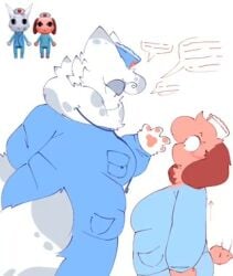 animal_hospital animated cat_ears cat_humanoid dog_ears dog_girl feline head_nurse_(animal_hospital) looking_respectfully nurse nurse_(animal_hospital) nurse_outfit nurse_uniform roblox roblox_game tagme tail_wag tail_wagging talking video