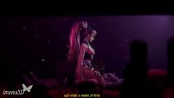 3d 3d_animation areolae blonde_hair breasts cowgirl_position dark-skinned_male dark_skin deathbloomsva duo evilaudio female imenaddrawake light-skinned_female light_skin magik_(illyana_rasputin) magik_(infernal_idol) magik_(marvel_rivals) marvel marvel_comics marvel_rivals nipples sound straight tagme video
